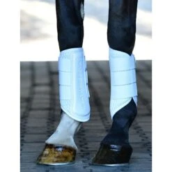 Weatherbeeta Tough-Tec Mesh Brushing Boots - White/White -Tack Of The Day Store 1000866 800 800