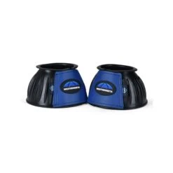 Weatherbeeta Tough-Tec Prime Rubber Bell Boots - Black/Cobalt