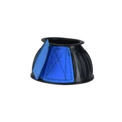 Weatherbeeta Tough-Tec Prime Rubber Bell Boots - Black/Cobalt -Tack Of The Day Store 1000914 800 800