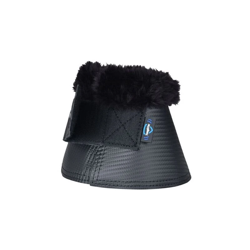 Weatherbeeta Tough-Tec Fleece Trim Bell Boots - Black 3 Weatherbeeta Tough-Tec Fleece Trim Bell Boots - Black - Image 3