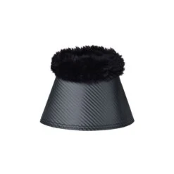 Weatherbeeta Tough-Tec Fleece Trim Bell Boots - Black 8 Weatherbeeta Tough-Tec Fleece Trim Bell Boots - Black -Tack Of The Day Store 1001384 800 800