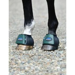 Weatherbeeta Tough-Tec Prime Rubber Bell Boots - Black/Forest -Tack Of The Day Store 1001492 800 800
