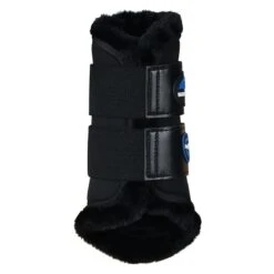 Weatherbeeta Tough-Tec Comfy Fleece Brushing Boots - Black/Black -Tack Of The Day Store 1001634 800 800