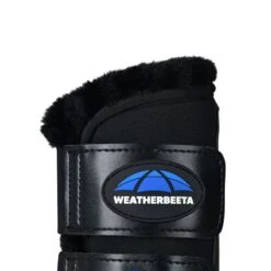 Weatherbeeta Tough-Tec Comfy Fleece Brushing Boots - Black/Black -Tack Of The Day Store 1001635 800 800