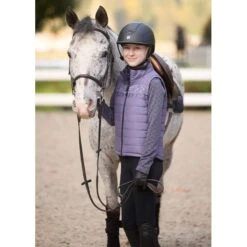 Kerrits Kids' Ride The Wind Reversible Quilted Vest - Plumnoir/Violet Dawn -Tack Of The Day Store 1004927 800 800