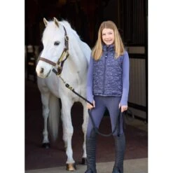 Kerrits Kids' Ride The Wind Reversible Quilted Vest - Plumnoir/Violet Dawn -Tack Of The Day Store 1004929 800 800