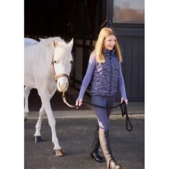 Kerrits Kids' Ride The Wind Reversible Quilted Vest - Plumnoir/Violet Dawn -Tack Of The Day Store 1004930 800 800