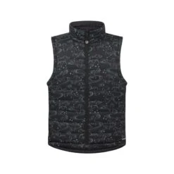 Kerrits Kids' Ride The Wind Reversible Quilted Vest - Black/Black