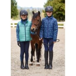 Kerrits Kids' Ride The Wind Reversible Quilted Vest - Lapis/Aqualuxe 10 Kerrits Kids' Ride The Wind Reversible Quilted Vest - Lapis/Aqualuxe -Tack Of The Day Store 1005752 800 800