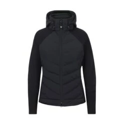 Kerrits Women's Equitech Hybrid Hooded Quilted Jacket - Black
