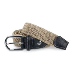 Ovation Women's Braided Stretch Belt - Stone