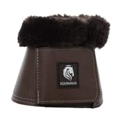 Equinavia Ty Ultra Fleece Overreach Boots - Brown/Brown