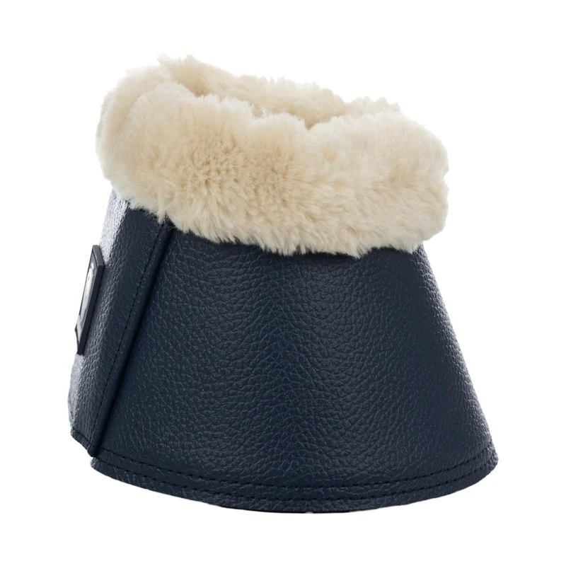 Equinavia Ty Ultra Fleece Overreach Boots - Navy/Natural 2 Equinavia Ty Ultra Fleece Overreach Boots - Navy/Natural - Image 2