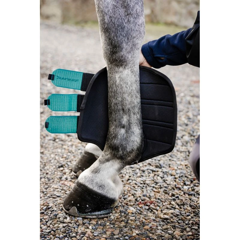 Horseware Classic Brushing Boots - Dynasty Green 2 Horseware Classic Brushing Boots - Dynasty Green - Image 2