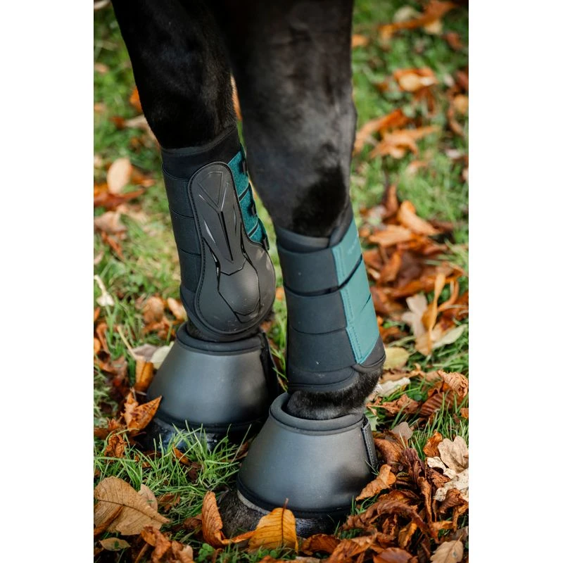 Horseware Classic Brushing Boots - Dynasty Green 3 Horseware Classic Brushing Boots - Dynasty Green - Image 3