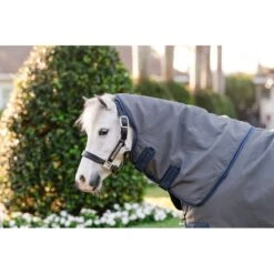 Rhino HexStop Plus Pony Turnout 250g VL - Grey/Indigo/Navy -Tack Of The Day Store 1008883 800 800