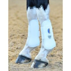 Weatherbeeta Tough-Tec Prime Open Front Boots - White/White -Tack Of The Day Store 1009606 800 800
