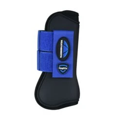 Weatherbeeta Tough-Tec Prime Open Front Boots - Black/Cobalt