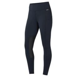Kerrits Women's Fleece Lite II Knee Patch Tights - Galaxy Blue