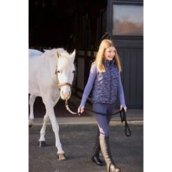 Kerrits Kids' Fleece Lite II Knee Patch Tights - Wild Orchid -Tack Of The Day Store 1013864 800 800