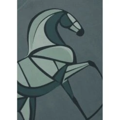 Kerrits Women's Mosaic Horse Long Sleeve Tee - Sagestone -Tack Of The Day Store 1013932 800 800