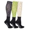 Equine Couture Women's OTC Socks 3 Pack - Lucky Dog