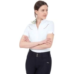 Chestnut Bay Women's Caliente Liberty Show Sport Shirt - White