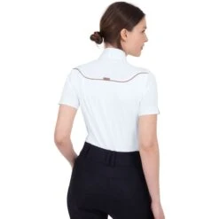 Chestnut Bay Women's Caliente Liberty Show Sport Shirt - White -Tack Of The Day Store 1017133 800 800