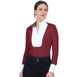 Chestnut Bay Women's Caliente Show Shirt - Barn Red