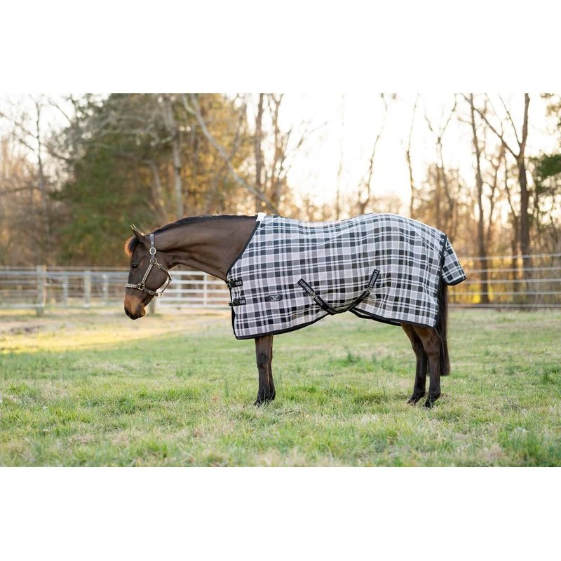 TuffRider Texilene FlyShield Sheet - Black/Grey 1 TuffRider Texilene FlyShield Sheet - Black/Grey