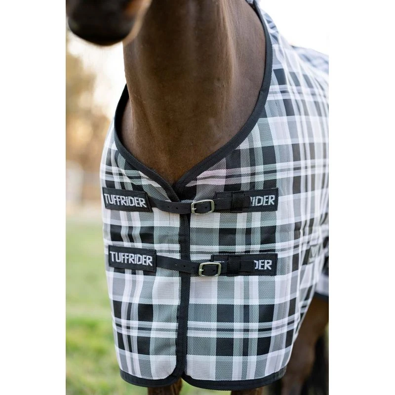 TuffRider Texilene FlyShield Sheet - Black/Grey 2 TuffRider Texilene FlyShield Sheet - Black/Grey - Image 2