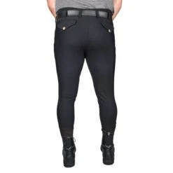 TuffRider Men's Claudio Knee Patch Breeches - Black -Tack Of The Day Store 1026769 800 800
