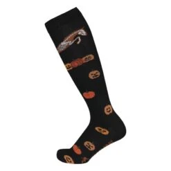 Dapplebay Women's Halloween Knit Boot Socks - Pumpkin Jumper