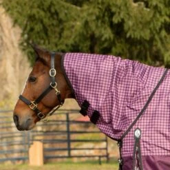 Equinavia Norse Turnout Neck Cover 200g - Plum Wine/Orchid Haze