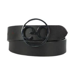 Equinavia Dagny Leather Belt - Black