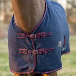 TuffRider Waffle Weave Cooler Standard Neck - Navy 6 TuffRider Waffle Weave Cooler Standard Neck - Navy -Tack Of The Day Store 1041039 800 800