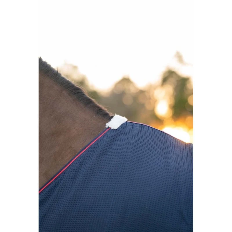 TuffRider Waffle Weave Cooler Standard Neck - Navy 4 TuffRider Waffle Weave Cooler Standard Neck - Navy - Image 4