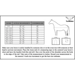 TuffRider Kozy Komfort420D Stable Blanket W/Diamond Quilting 200 - Black -Tack Of The Day Store 1041182 800 800