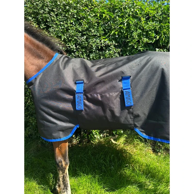 Amigo Ripstop 900D Foal Turnout 50g - Black/Classic Blue 3 Amigo Ripstop 900D Foal Turnout 50g - Black/Classic Blue - Image 3
