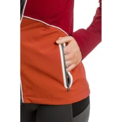 Horseware Women's Eliza Waterproof Softshell - Charcoal/Redwood -Tack Of The Day Store 309590 800 800