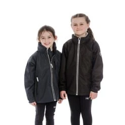 Horseware Kids' Corrib Jacket - Black 6 Horseware Kids' Corrib Jacket - Black -Tack Of The Day Store 310145 800 800