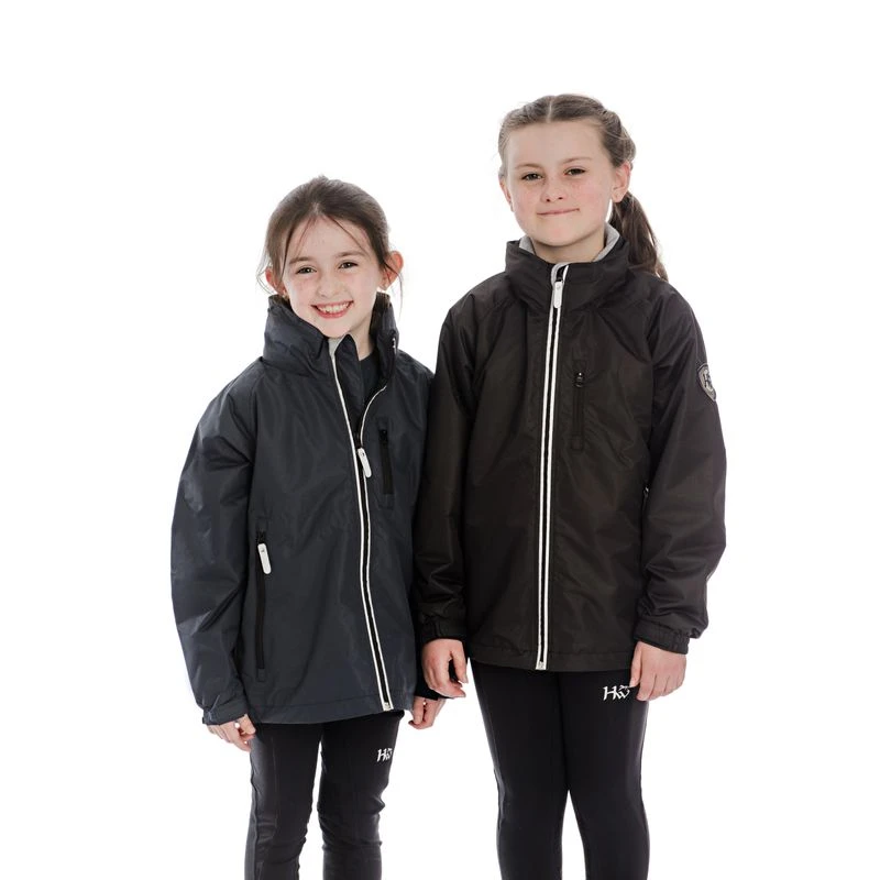 Horseware Kids' Corrib Jacket - Black 3 Horseware Kids' Corrib Jacket - Black - Image 3