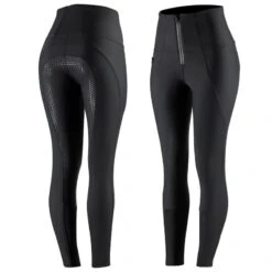 Horze Women's Lydia Full Seat Breeches - Black