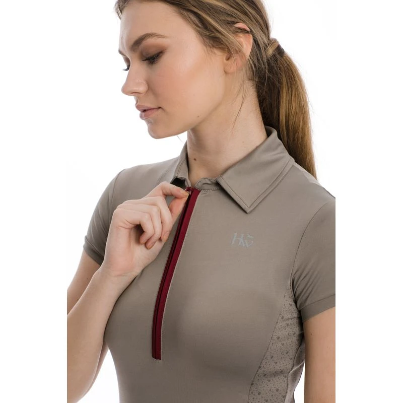 Horseware Women's Orla Technical Polo - Silver Cloud 2 Horseware Women's Orla Technical Polo - Silver Cloud - Image 2