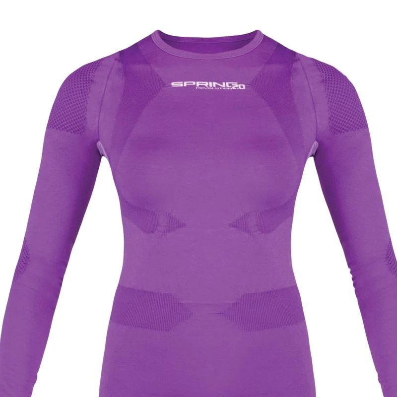 Spring Women's Revo 2.0 Baselayer Top - Purple 1 Spring Women's Revo 2.0 Baselayer Top - Purple