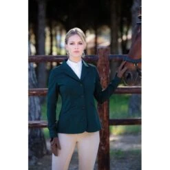 Horseware Women's Competition Jacket - Forest Green -Tack Of The Day Store 313410 800 800