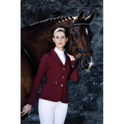Horseware Women's Competition Jacket - Pomegranate -Tack Of The Day Store 317859 800 800