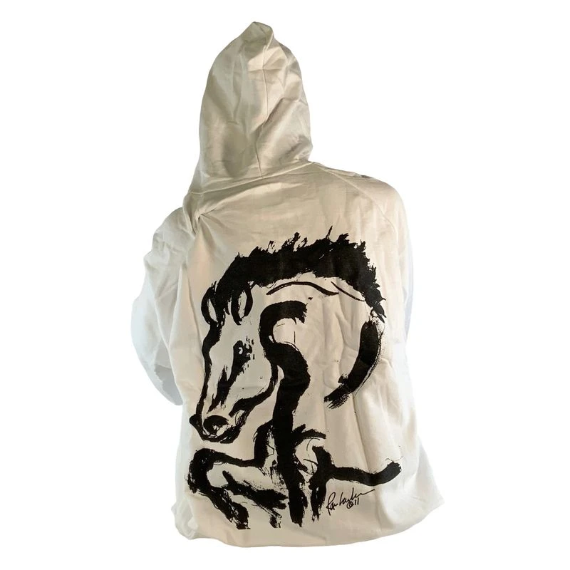 Animals To Wear Women's "Bolt" Hoodie - White 1 Animals To Wear Women's "Bolt" Hoodie - White