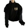 Animals To Wear "Go Baby" 1/4 Zip Sweatshirt - Black