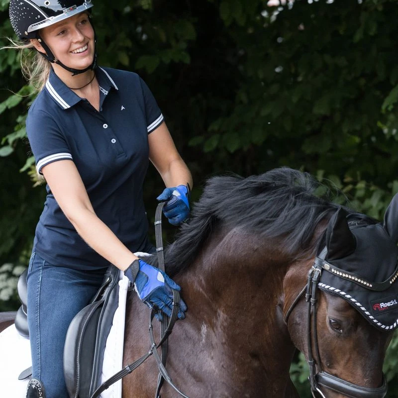 Roeckl Mendon Riding Gloves - Navy 1 Roeckl Mendon Riding Gloves - Navy